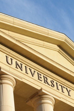 University sign
